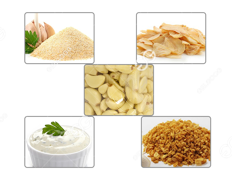 Classification of garlic products